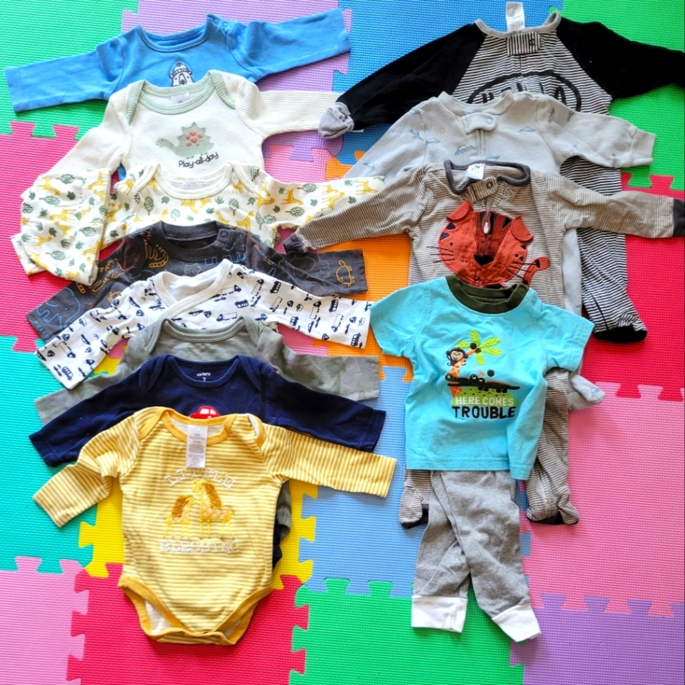 0 - 3 Month Infant Baby Boy Clothes